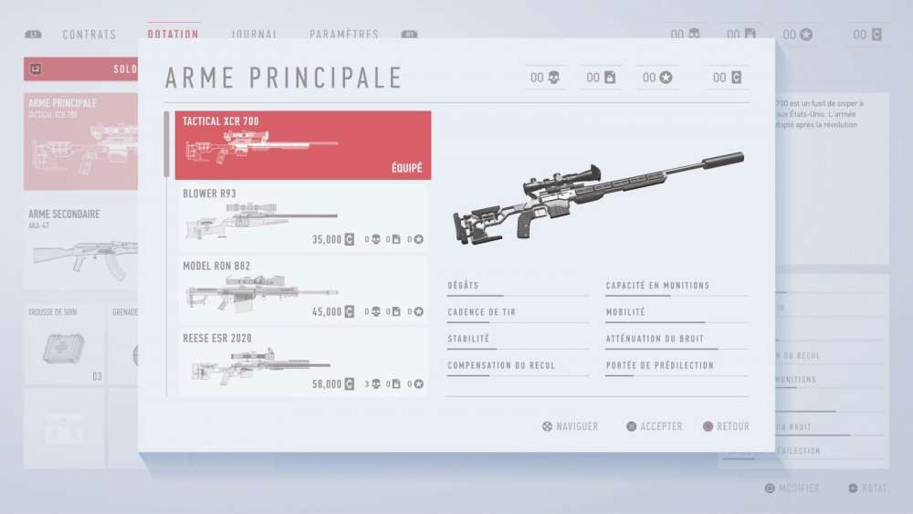 arme principale