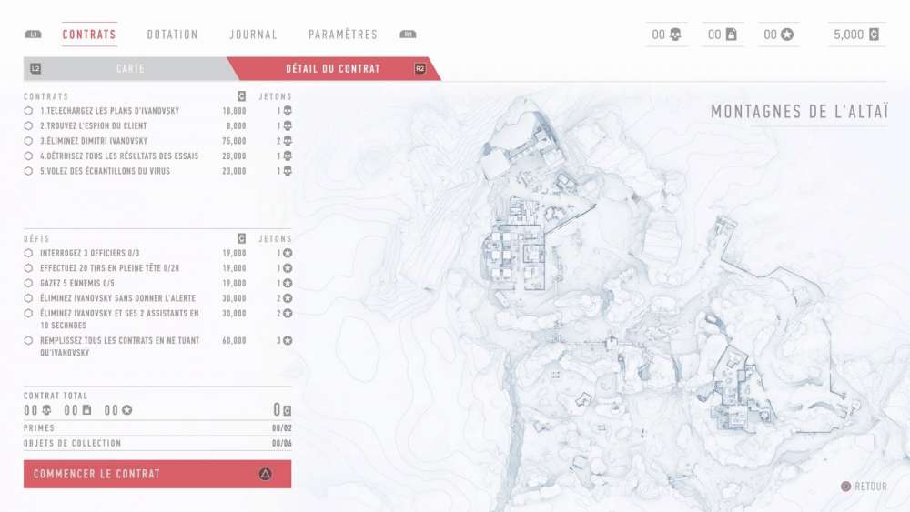 carte montagnes