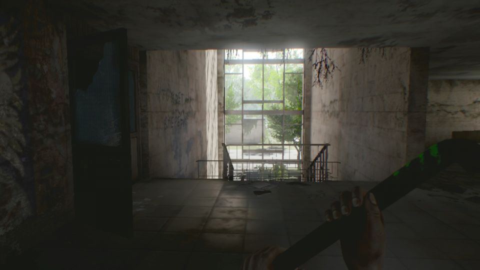 in rays of the light