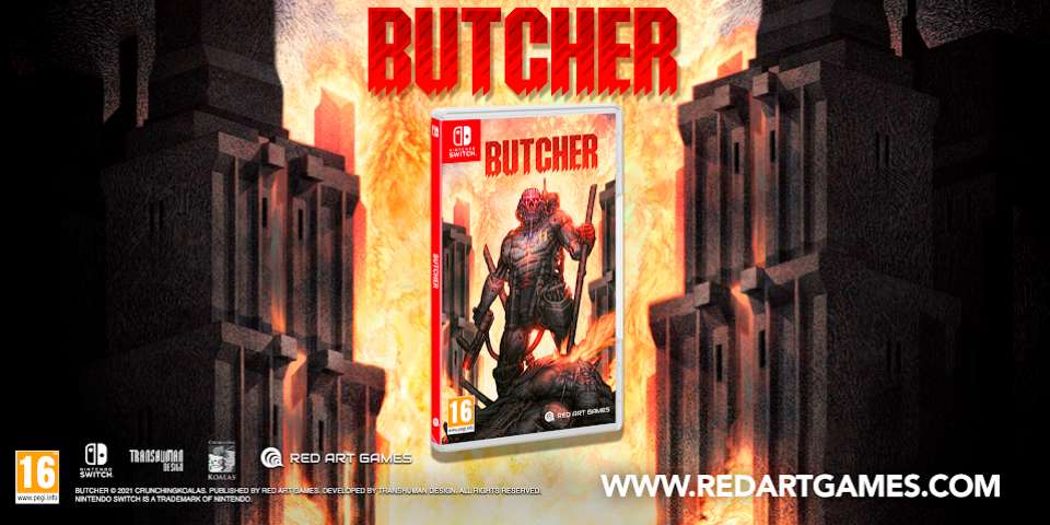 BUTCHER vient trancher dans le vif sur Switch en édition physique !