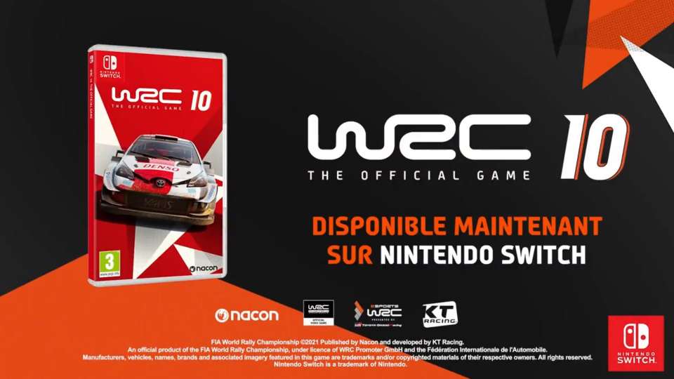 WRC 10 déboule sur Nintendo Switch ! (Physique et démat)