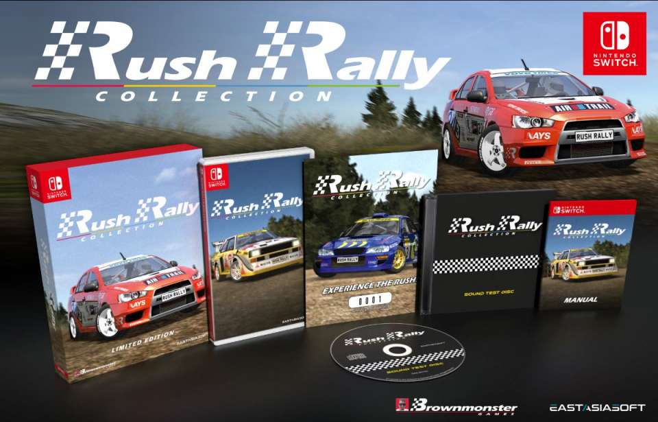 Rush Rally Collection, l'édition physique Switch surprise