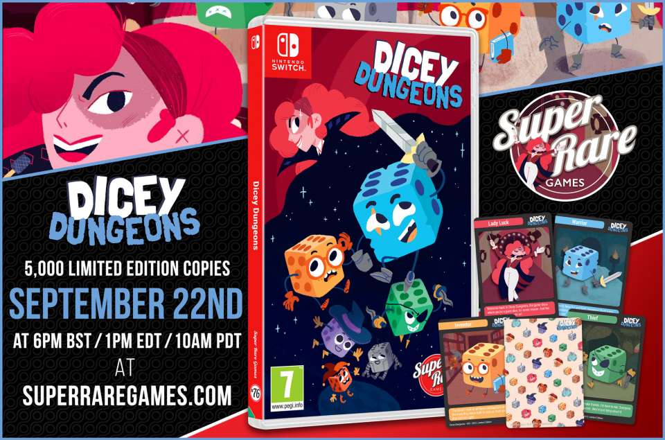 Le fabuleux Dicey Dungeons reçoit une édition physique Switch !
