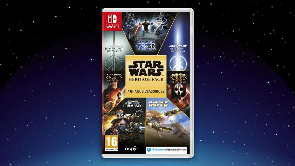 La compilation physique Star Wars: Pack Héritage bientôt dispo sur Switch