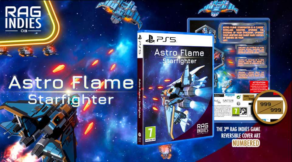 Astro Flame Starfighter, une édition physique numérotée chez Red Art Games
