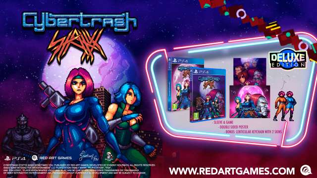 Cybertrash STATYX s'offre deux éditions physiques PS4 chez RED ART GAMES !