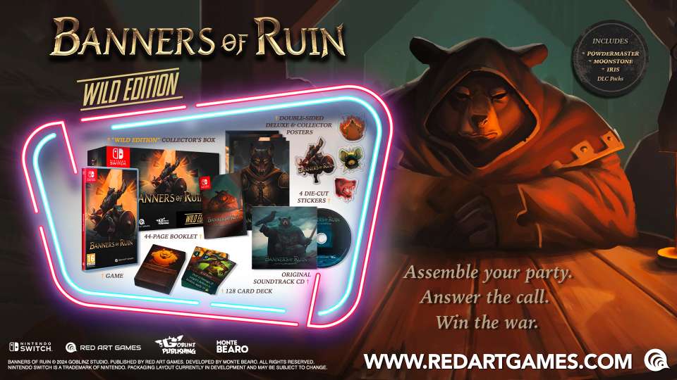Banners of Ruin sortira bientôt en version physique sur Nintendo Switch