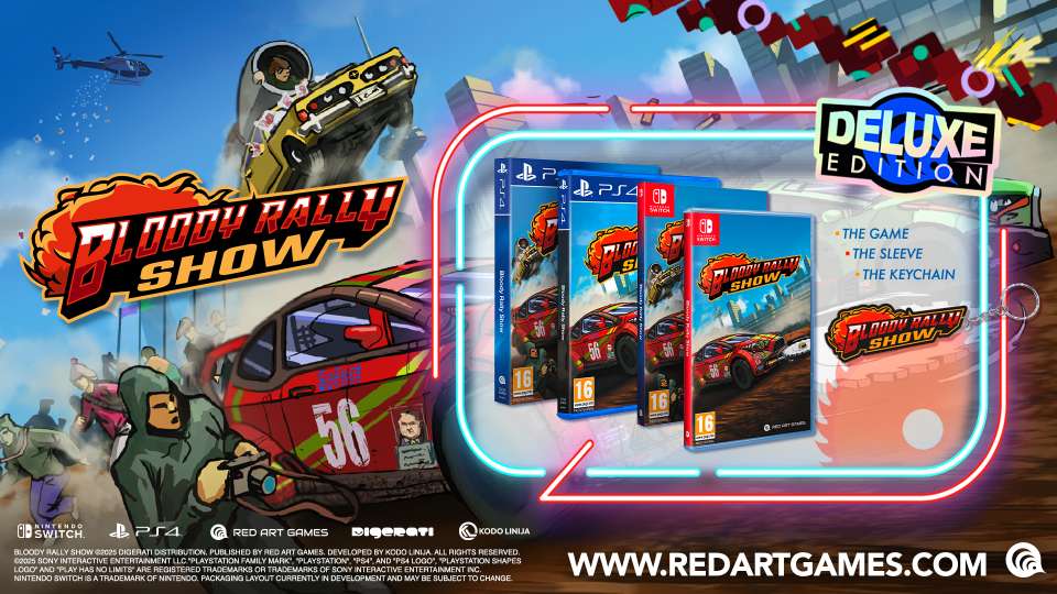 Bloody Rally Show : Un jeu de course chez Red Art Games en édition physique PS4 et Switch