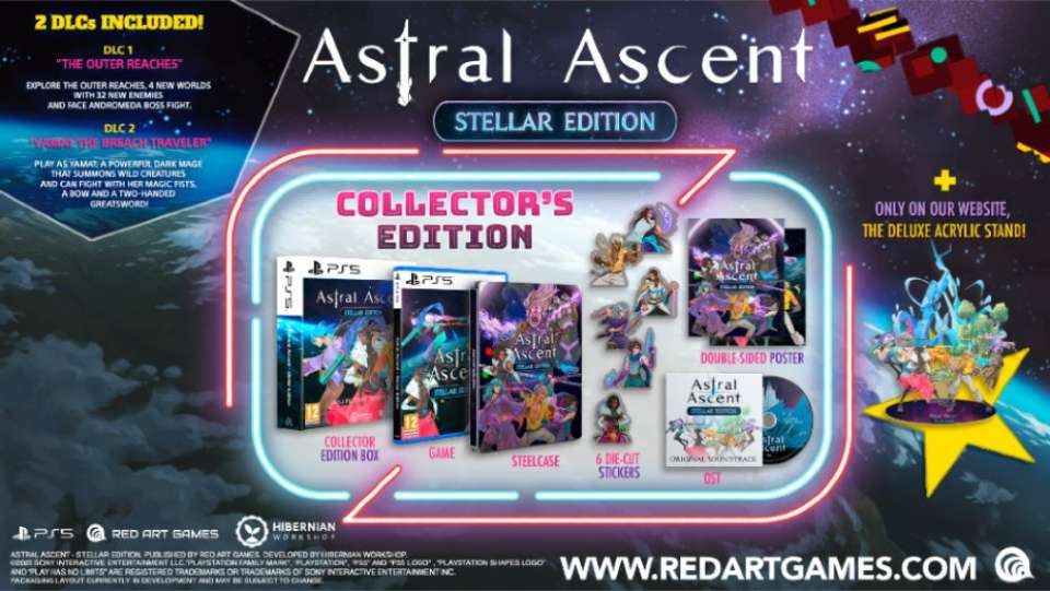 Astral Ascent - Stellar Edition dispo en précommande PS5 chez Red Art Games