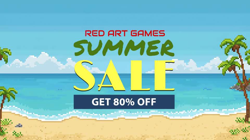 Ce sont les soldes d'été chez Red Art Games