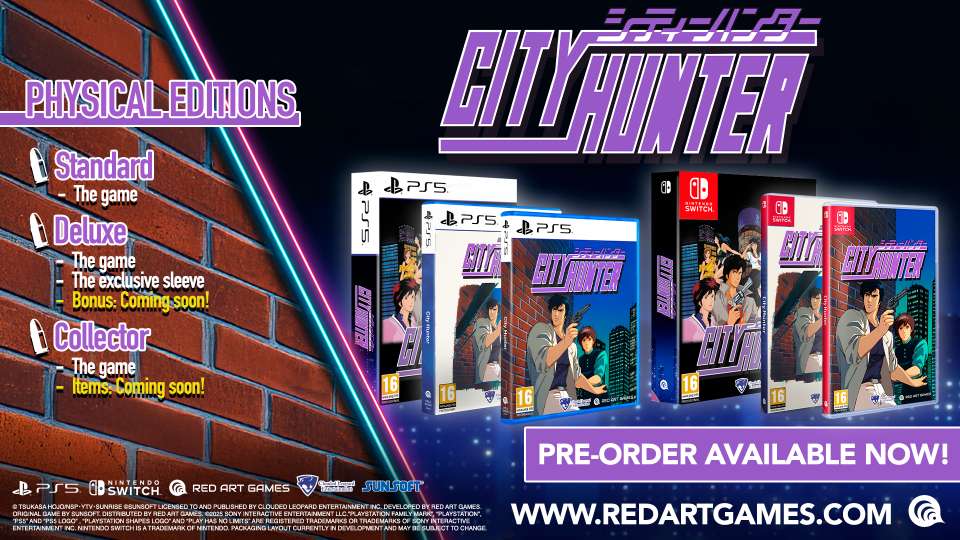 City Hunter : Le remaster du jeu de 1990, sur consoles en éditions physiques