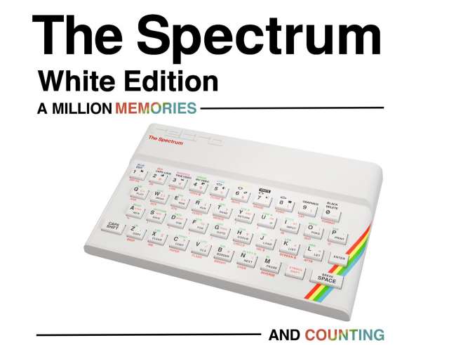 Le ZX Spectrum 48K de retour... en blanc