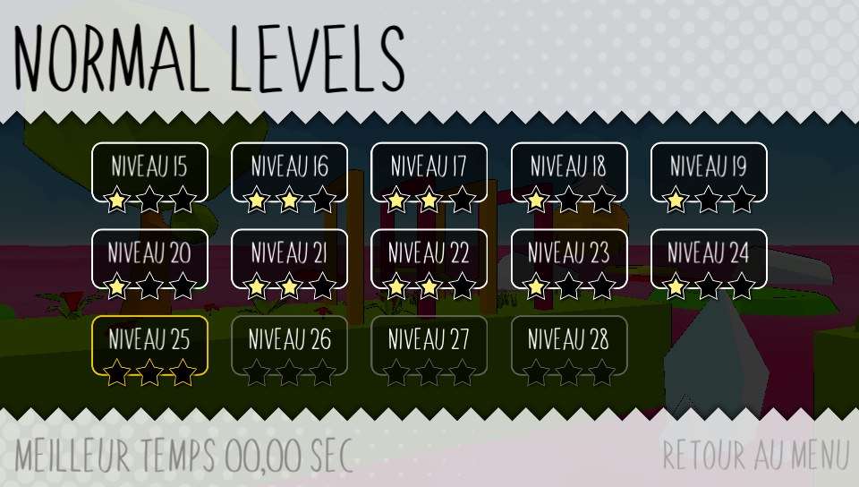 niveaux etoiles