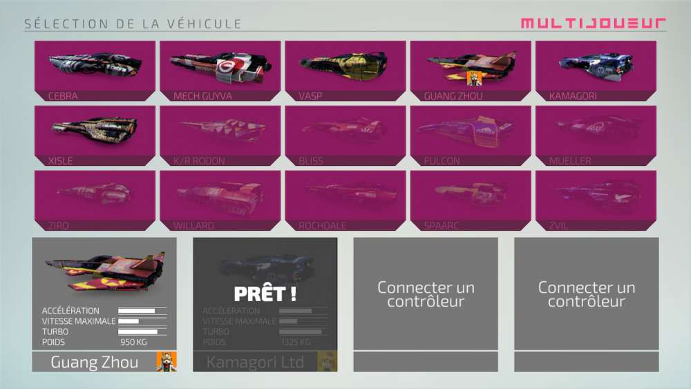 s&eacute;lection de v&eacute;hicule en multi