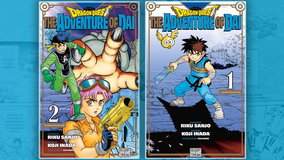 [Critique] Dragon Quest, The Adventure of Dai tomes 1 et 2, de Riku Sanjo et Koji Inada