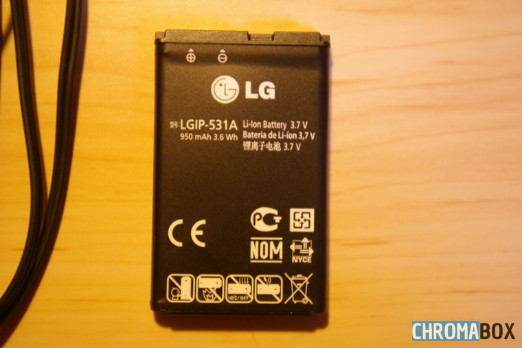 Batterie de 950 mAh