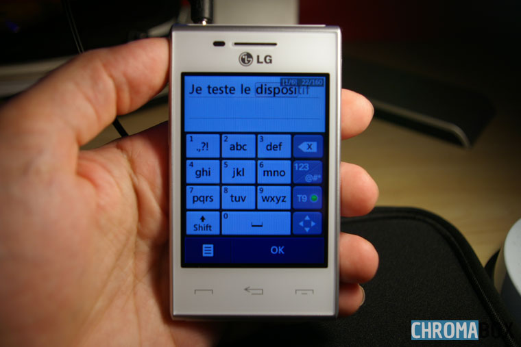 Interface t&eacute;l&eacute;phone