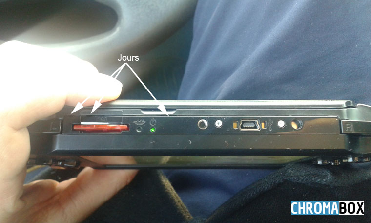 Jours dans l'assemblage de la PSP street