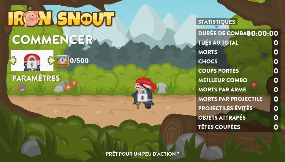 menu principal