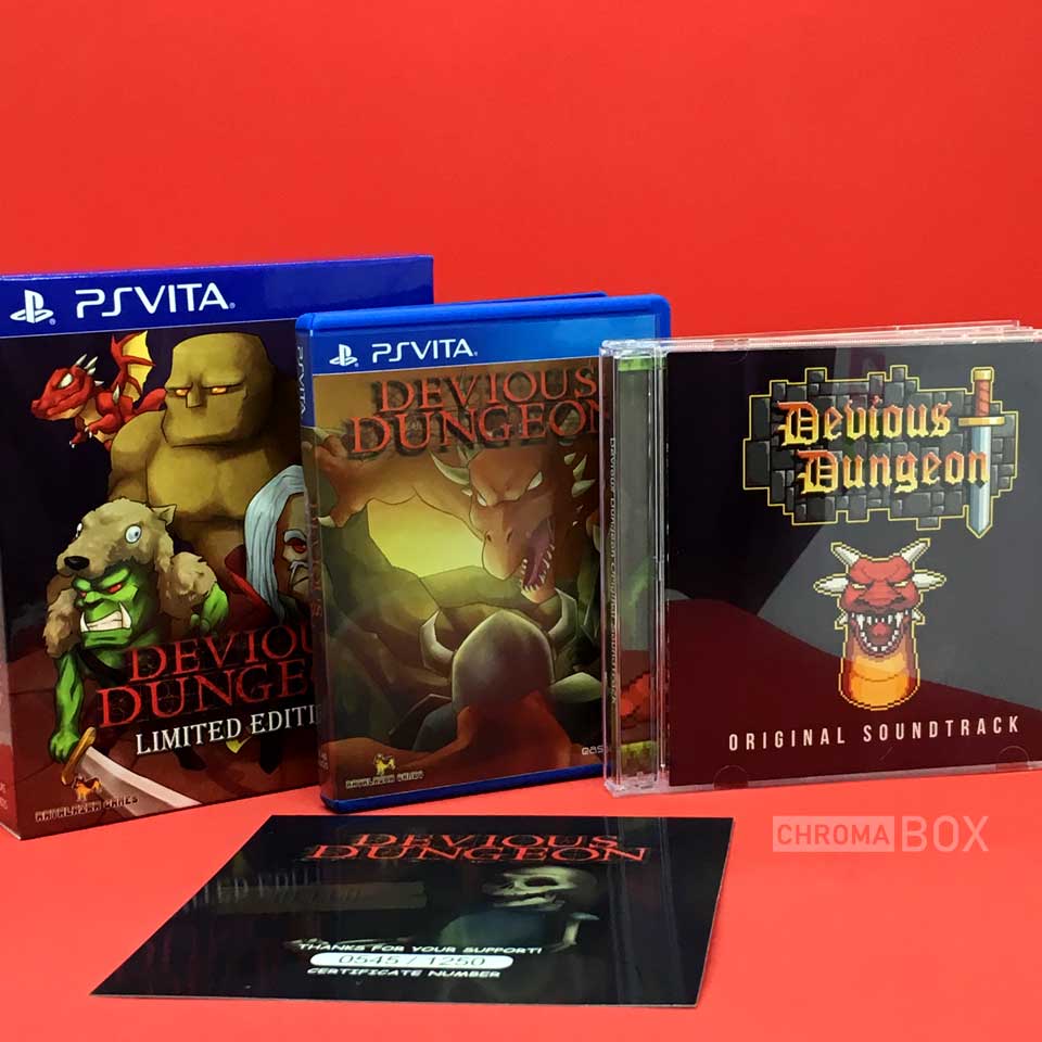 devious dungeon limited edition ps vita