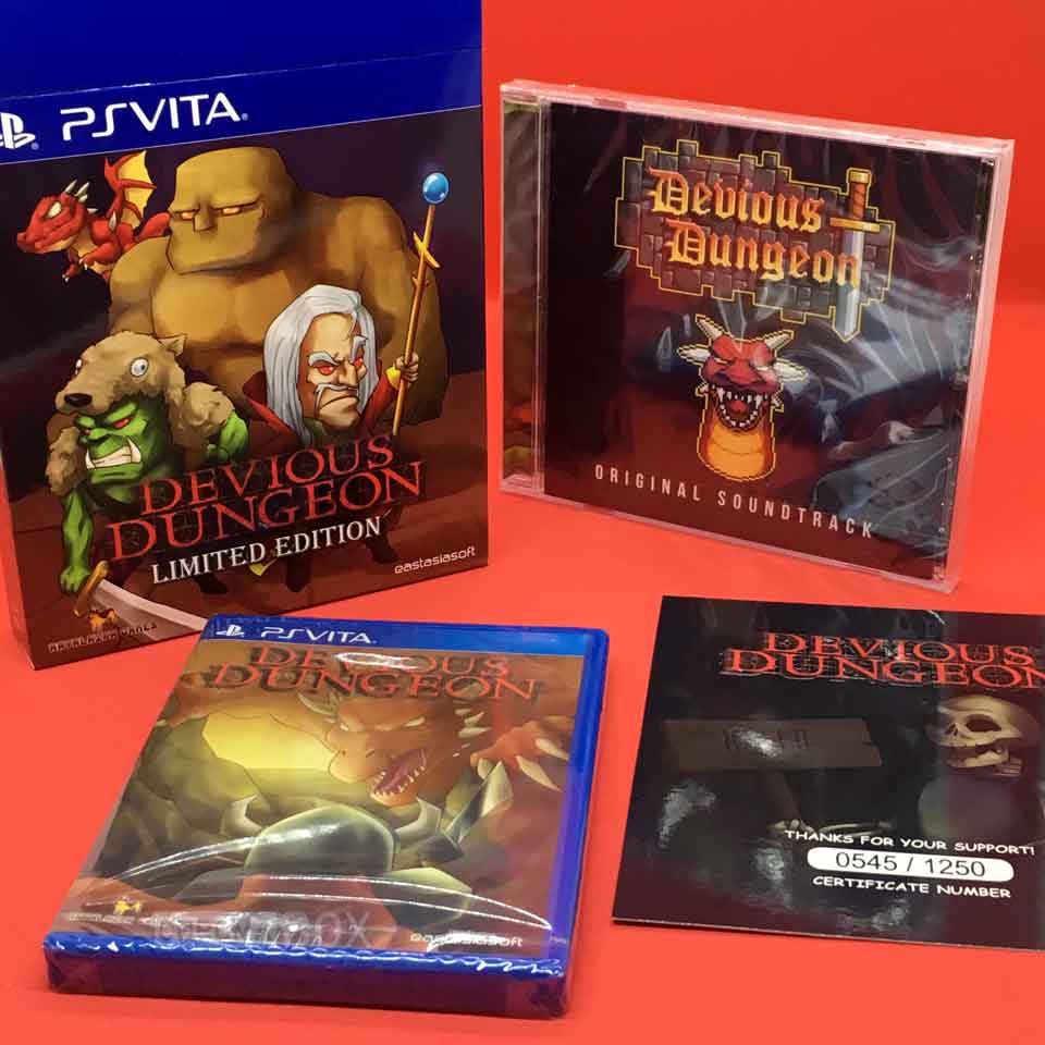 devious dungeon limited edition ps vita