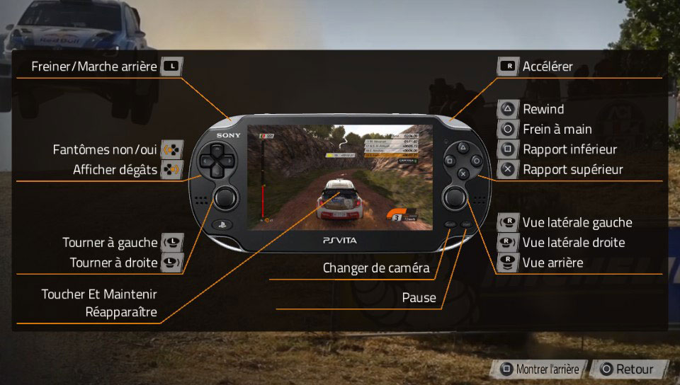 WRC 4 commandes